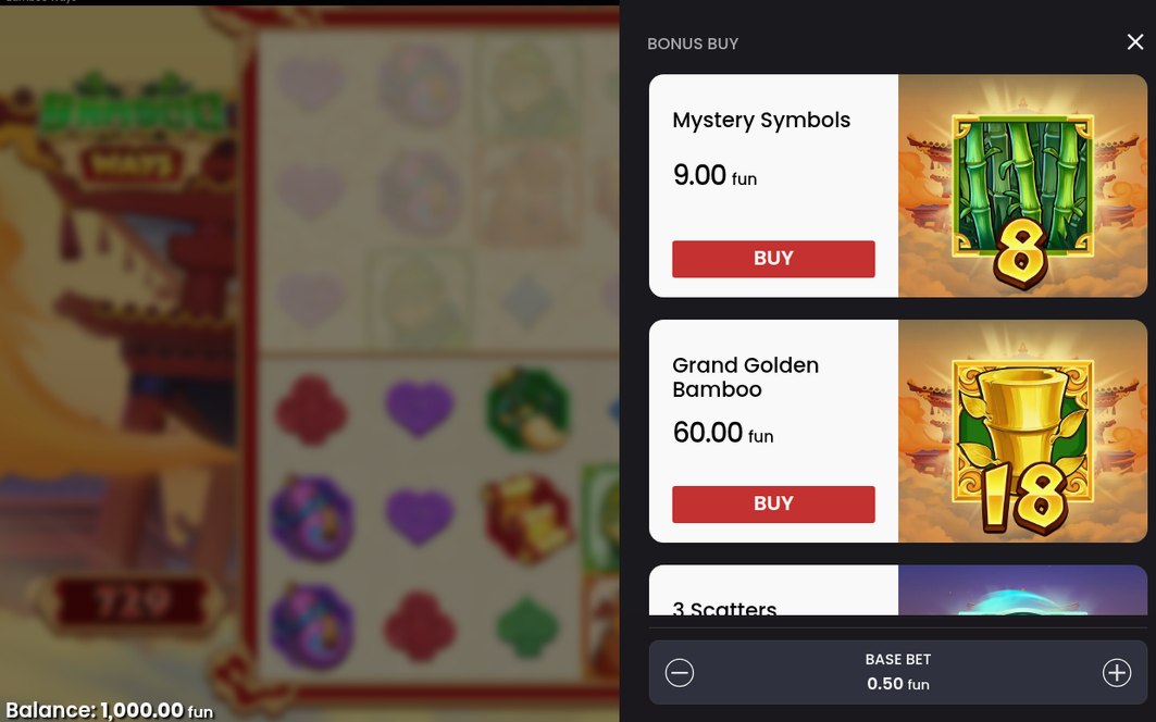 Free Spins grid, sidebar shows low symbols crossed out