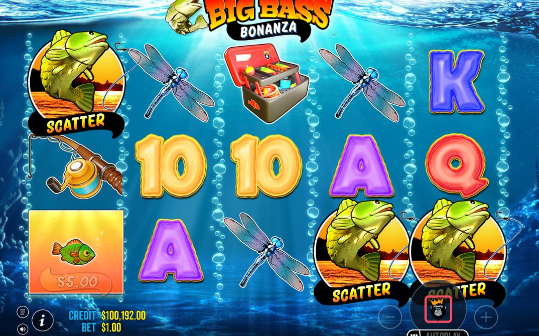 Base game reels with standard pay symbols only